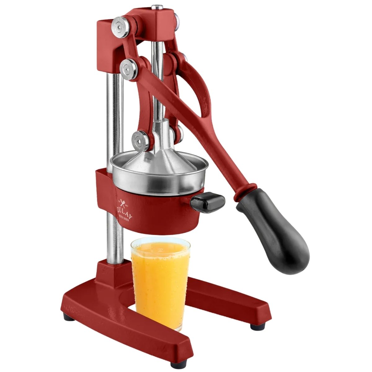 Cast Iron Juicer - Deep Red by Zulay Kitchen