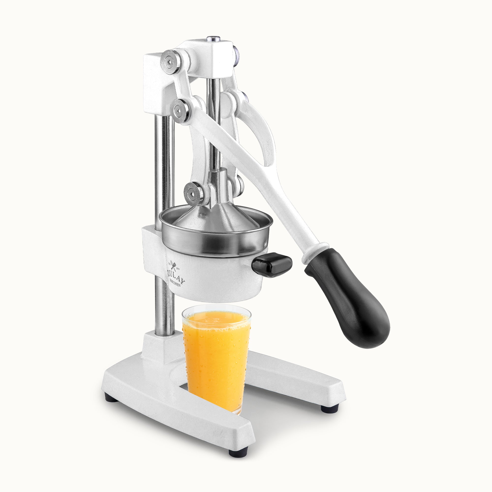 Cast Iron Juicer - White by Zulay Kitchen