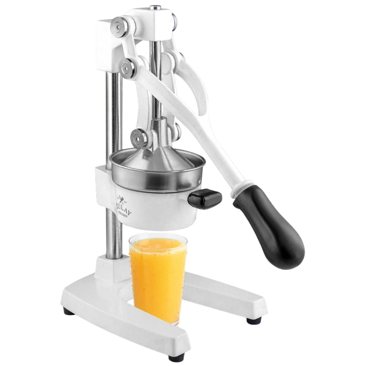 Cast Iron Juicer - White by Zulay Kitchen