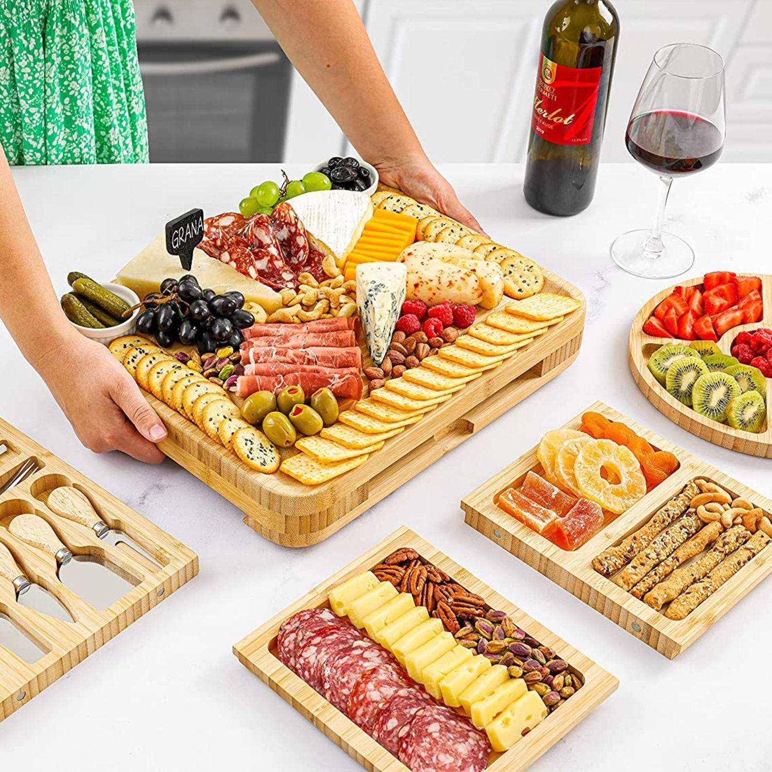 Cheese Board Deluxe Set by Zulay Kitchen