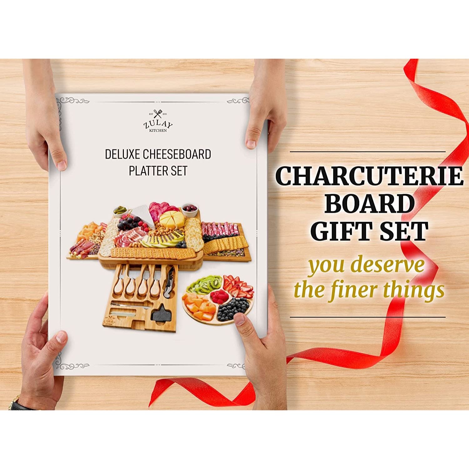 Charcuterie Board Gift Set by Zulay Kitchen
