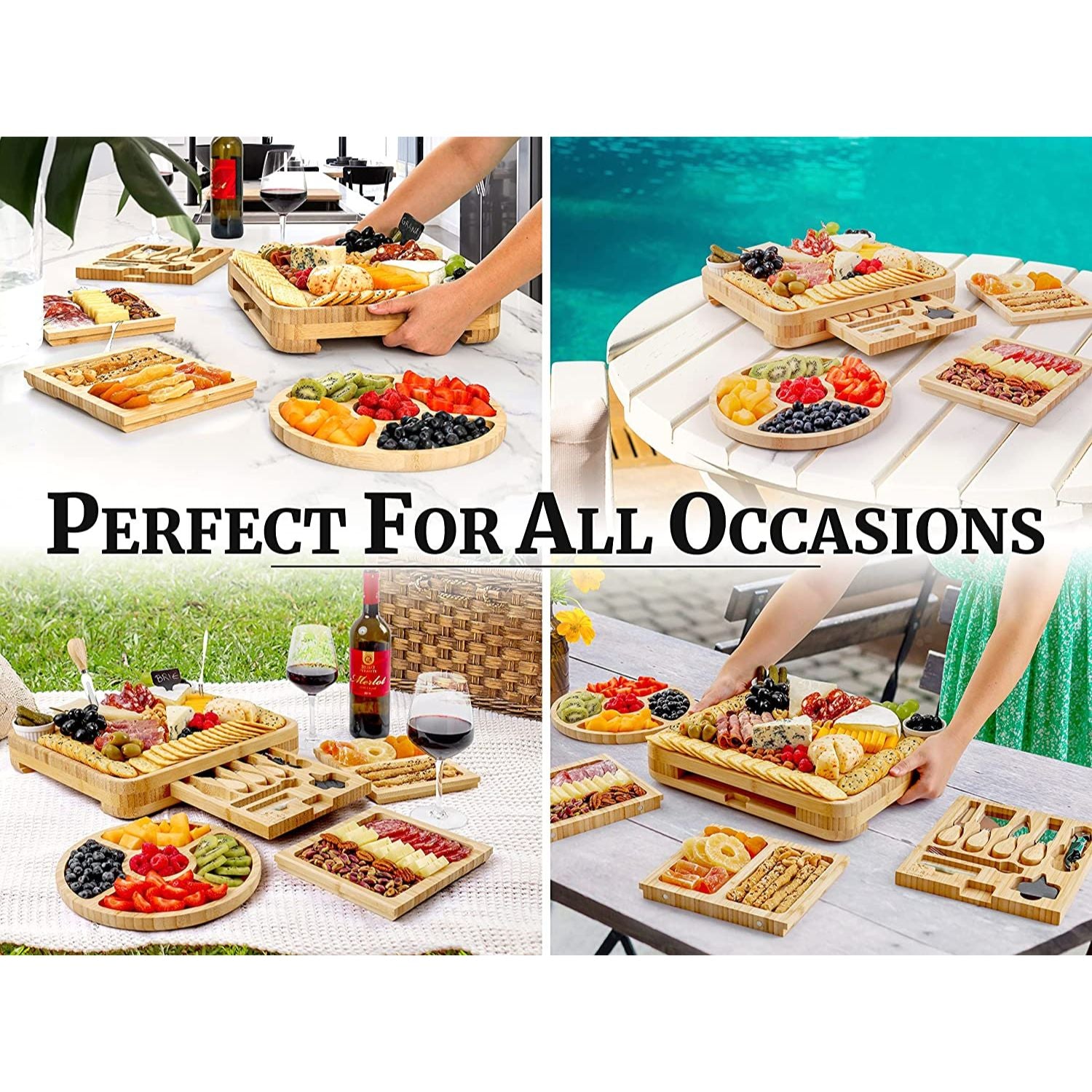 Perfect For All Occasions Cheese Board Set by Zulay Kitchen