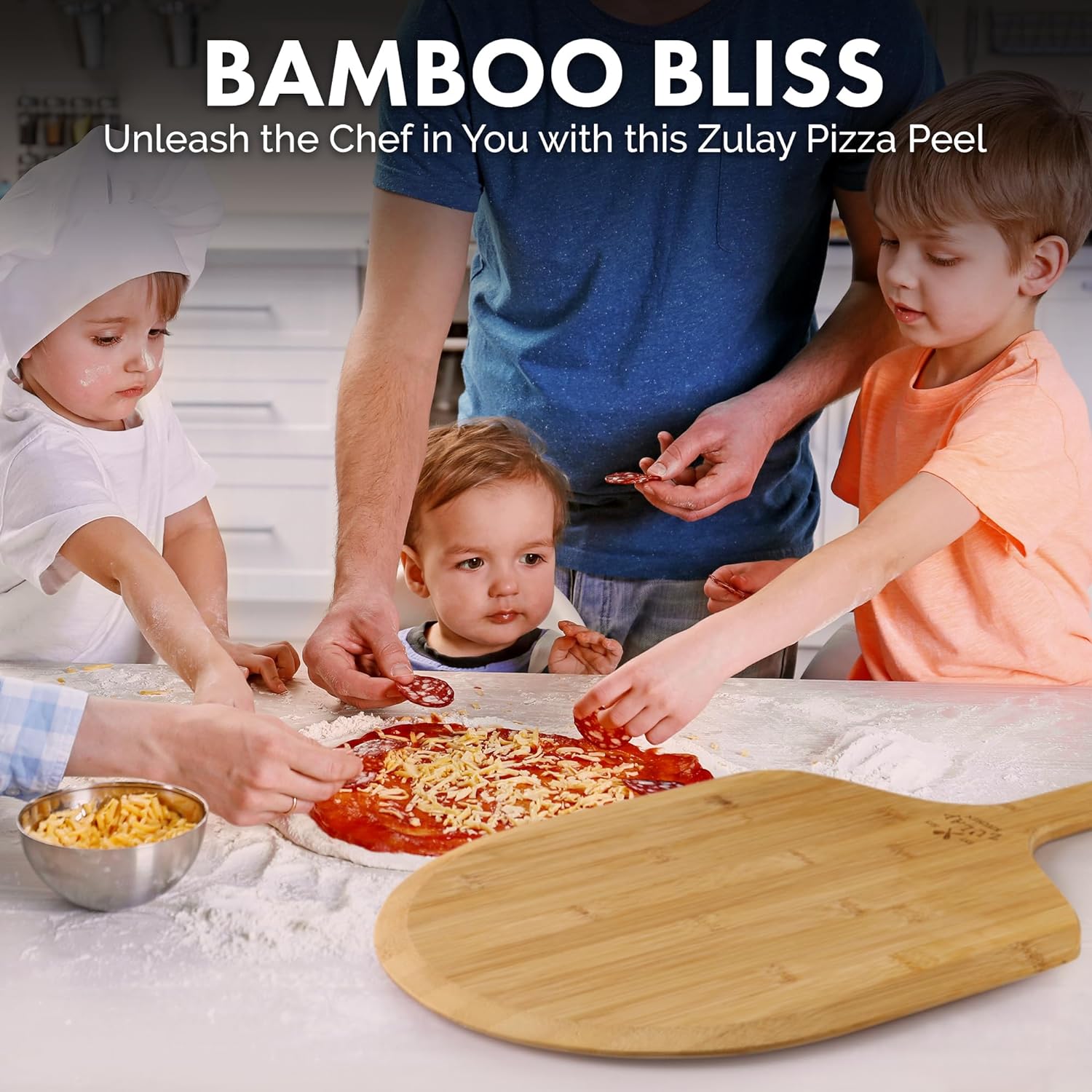 Bamboo Bliss Paddle by Zulay Kitchen