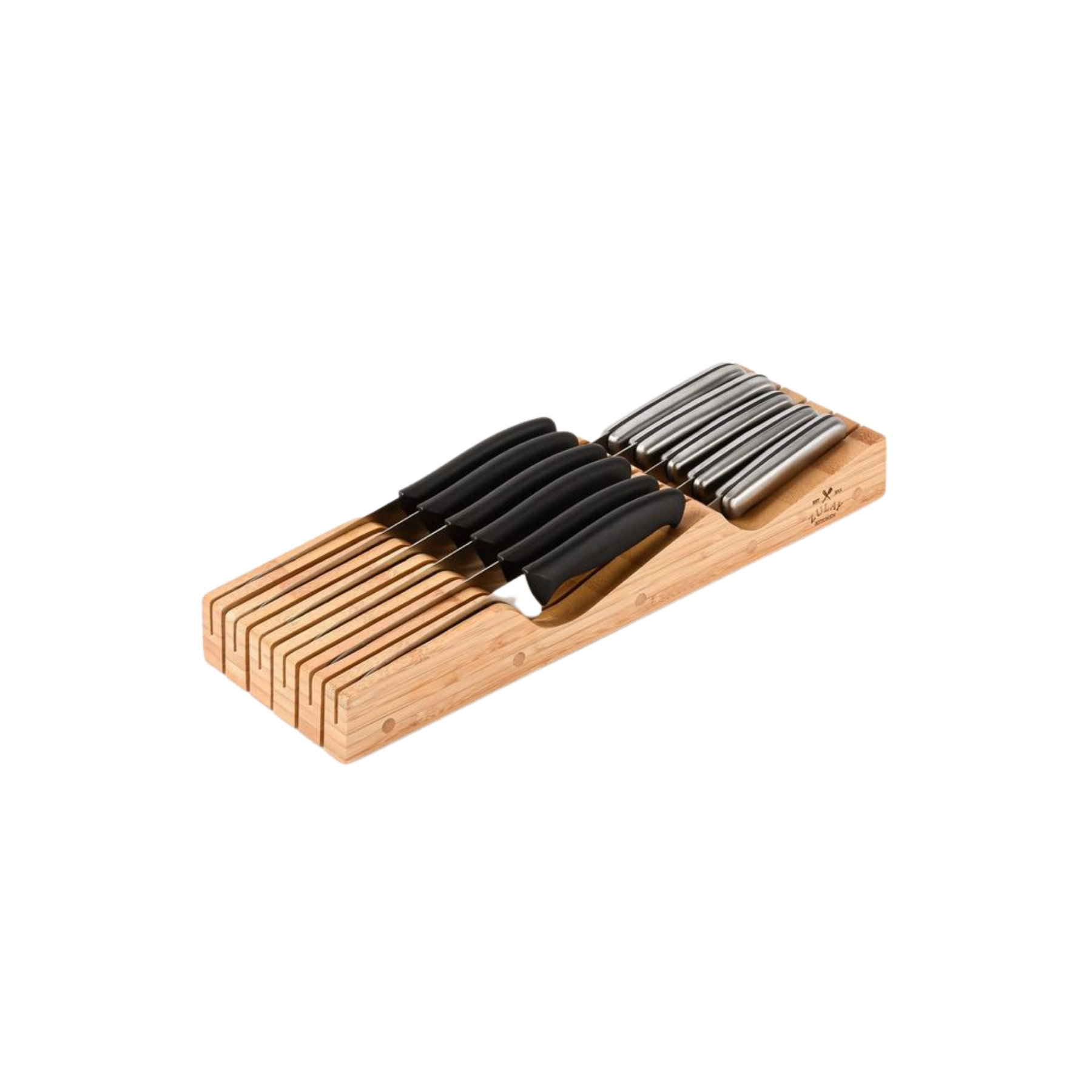 家具 Y_____uzuzu Bamboo Knife Drawer Organizer | Zulay Kitchen
