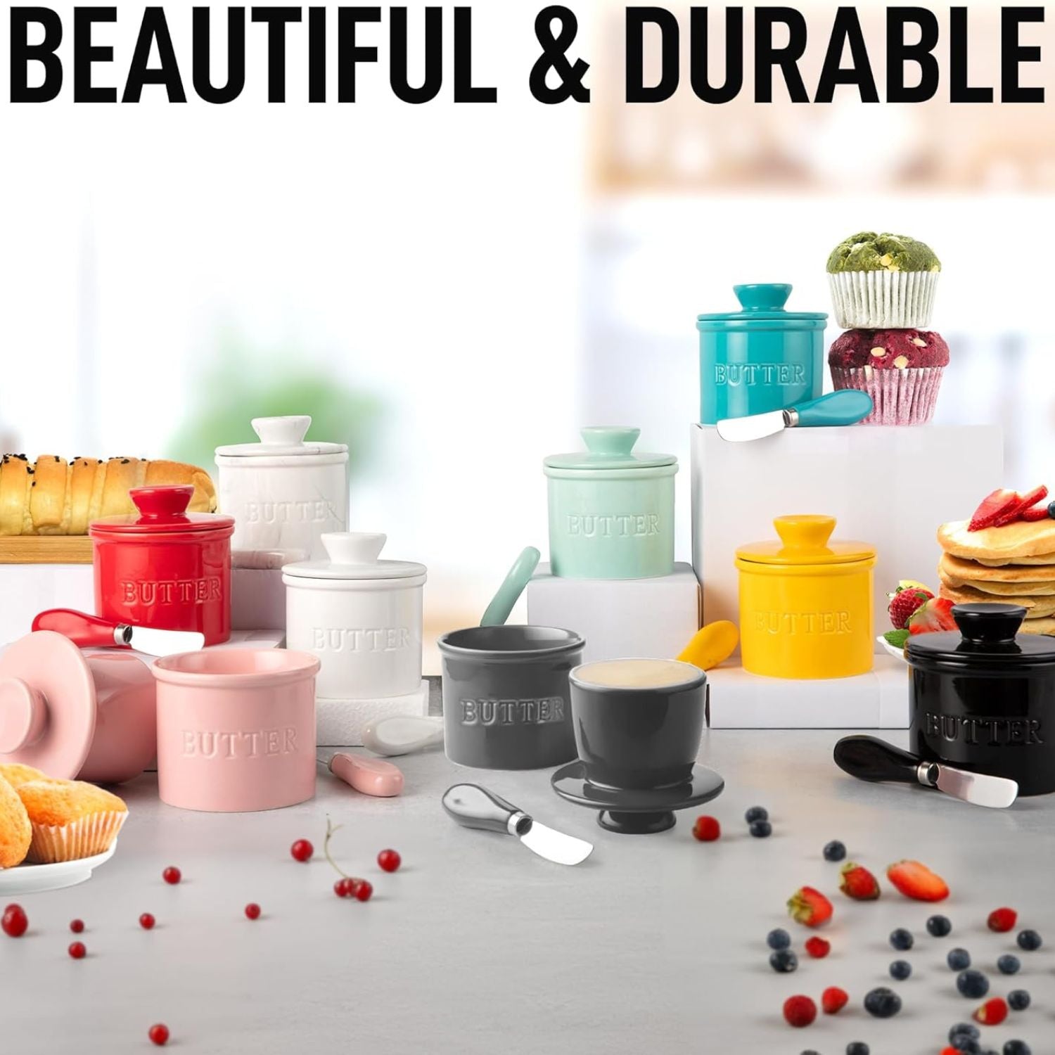 Durable Butter Crock by Zulay Kitchen