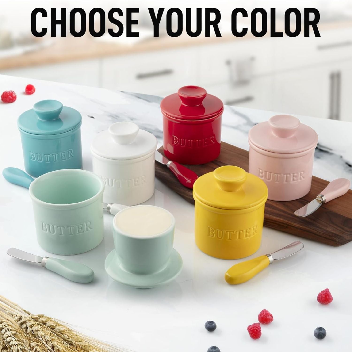 User Friendly Design Butter Crock by Zulay Kitchen