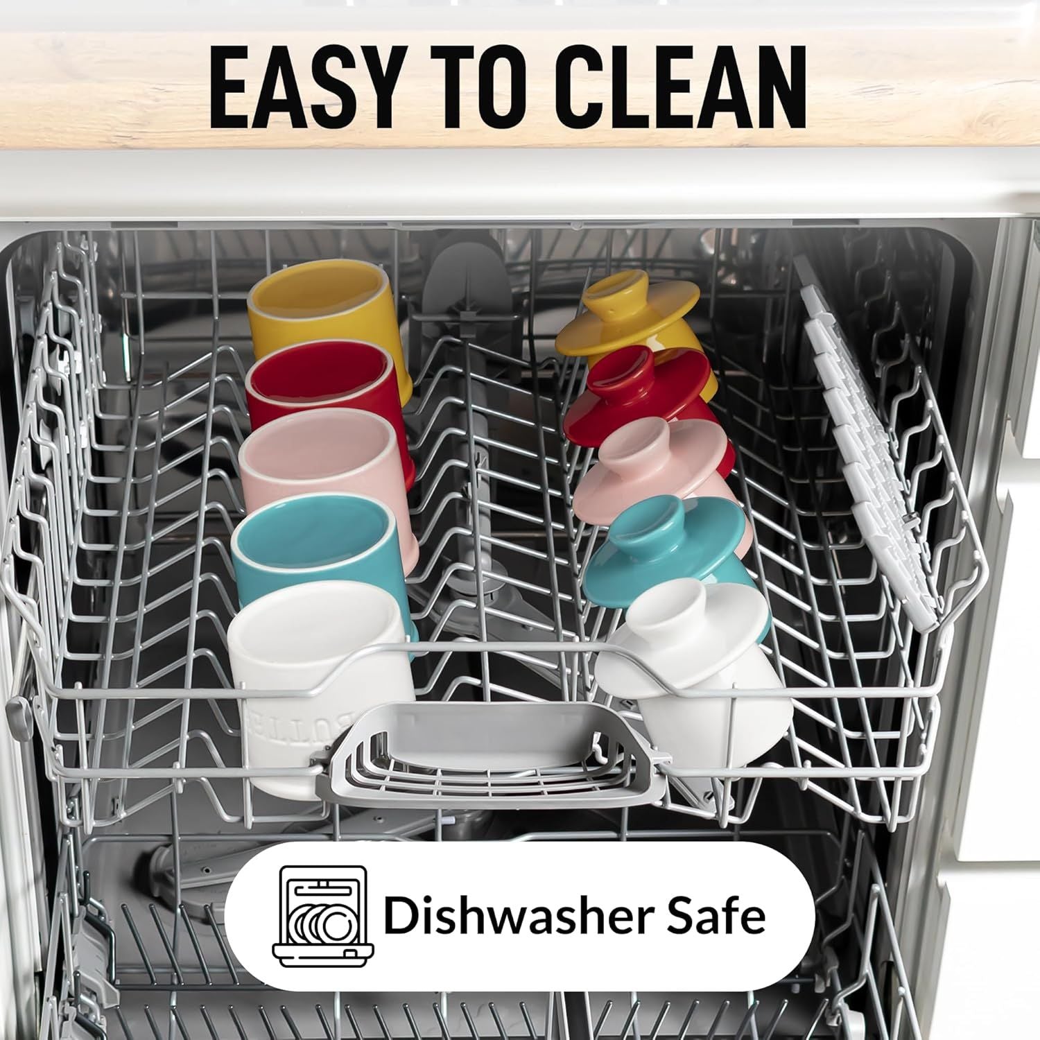 Easy to Clean & Dishwasher Safe Butter Crock by Zulay Kitchen