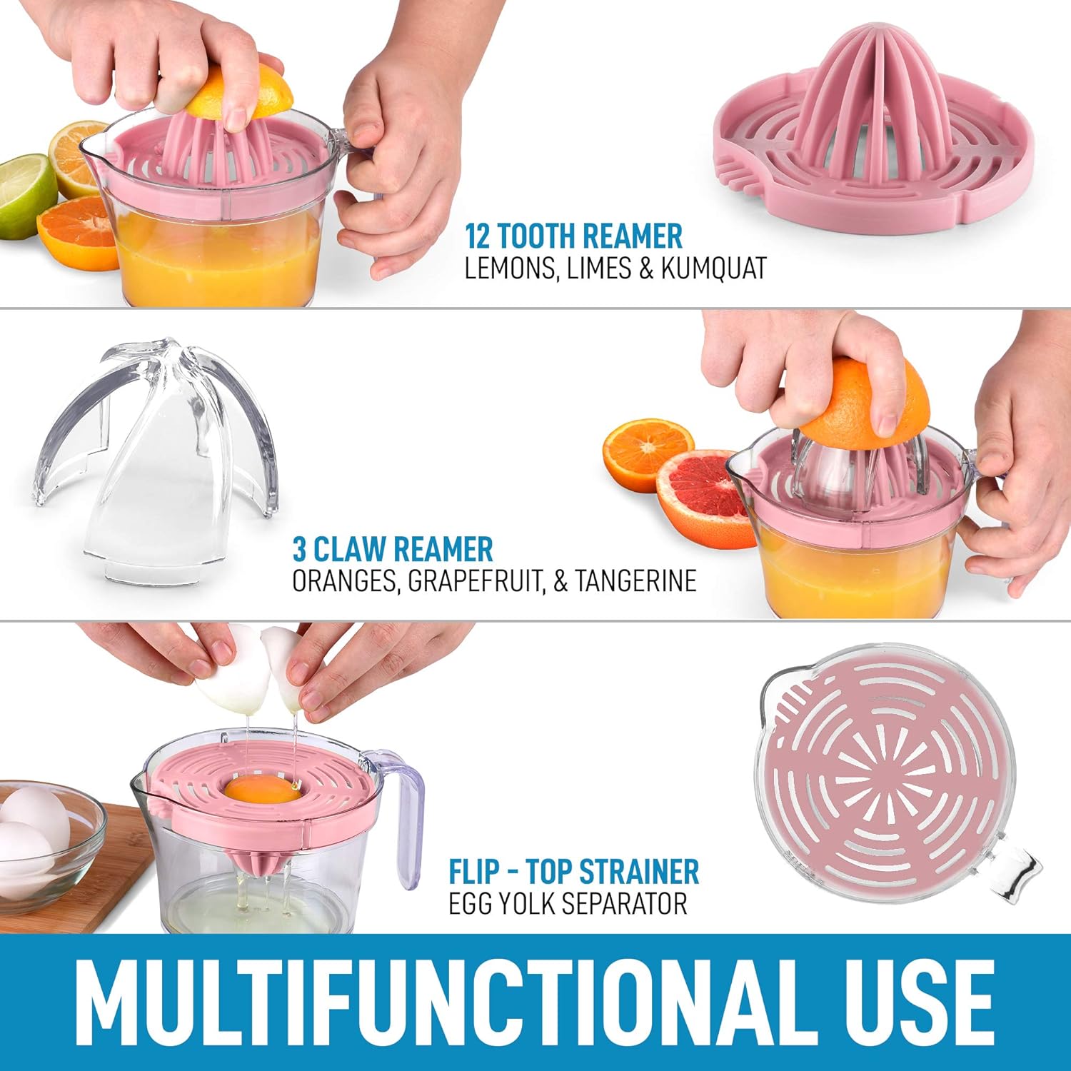 Multifunctional Use Citrus Juicer Reamer by Zulay Kitchen