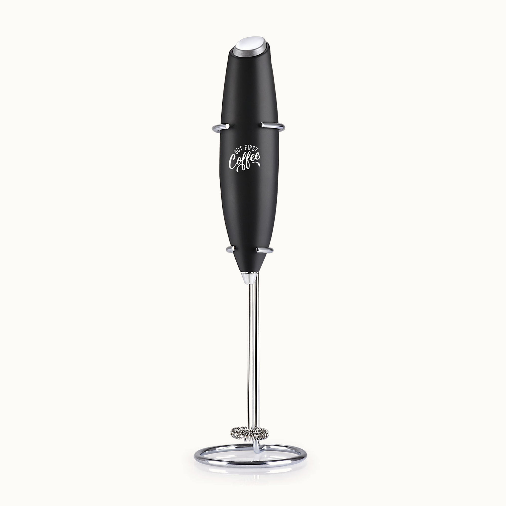 Classic Milk Frother With Stand-BUTFIRSTCOFFEE by Zulay Kitchen