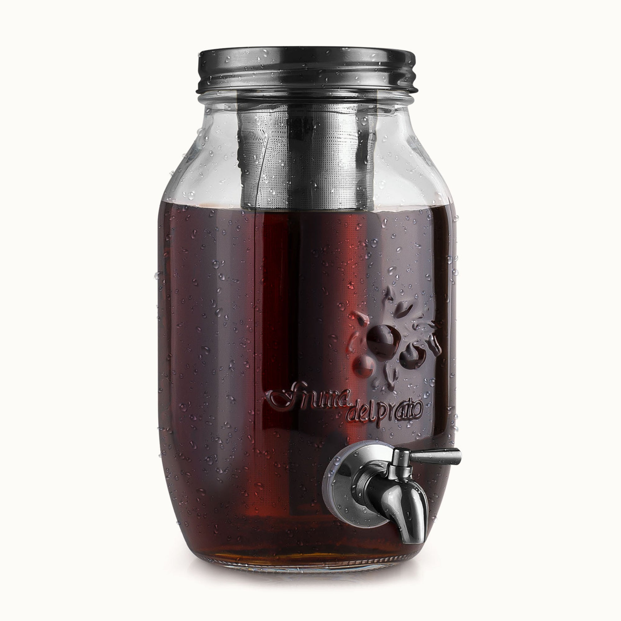 Cold Brew Coffee Maker - 1.5 Liter Cold Brew Jug - Black Brew by Zulay Kitchen
