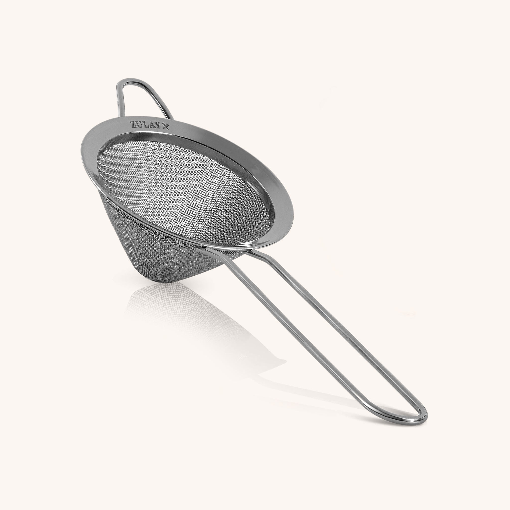 Cone Shaped Cocktail Strainer - Black by Zulay Kitchen