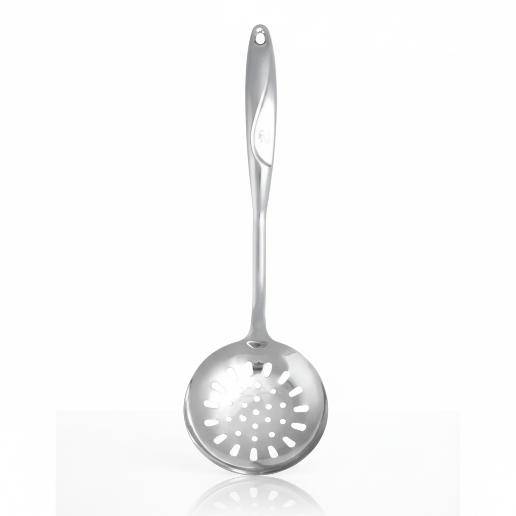 Cooking Utensil Stainless Steel (8 Piece Set) - Draining Spoon - Replacement Part - Zulay Kitchen