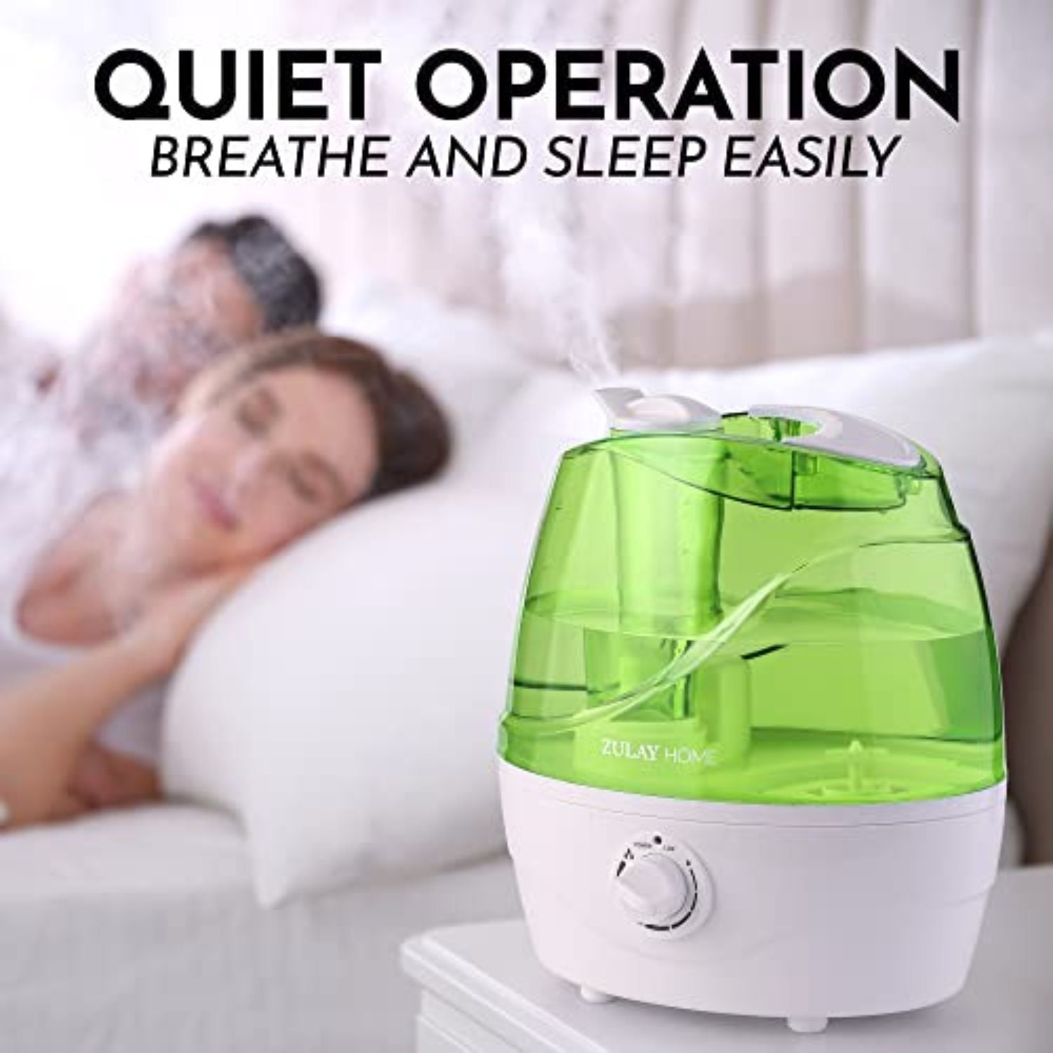 Quiet Cool Mist Humidifier by Zulay Kitchen