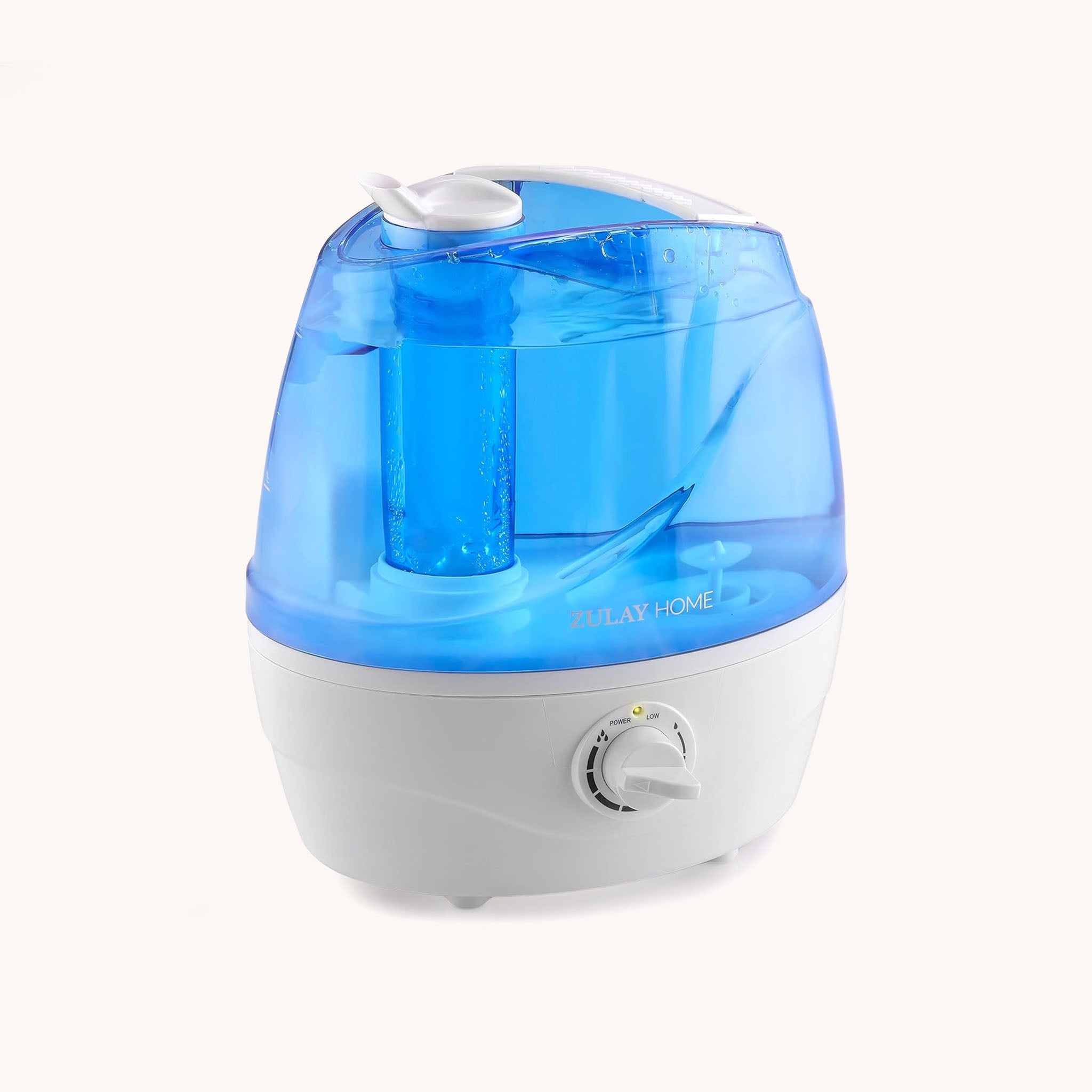Cool Mist Humidifiers with 2.2L Water Tank & Adjustable Nozzle - Blue by Zulay Kitchen