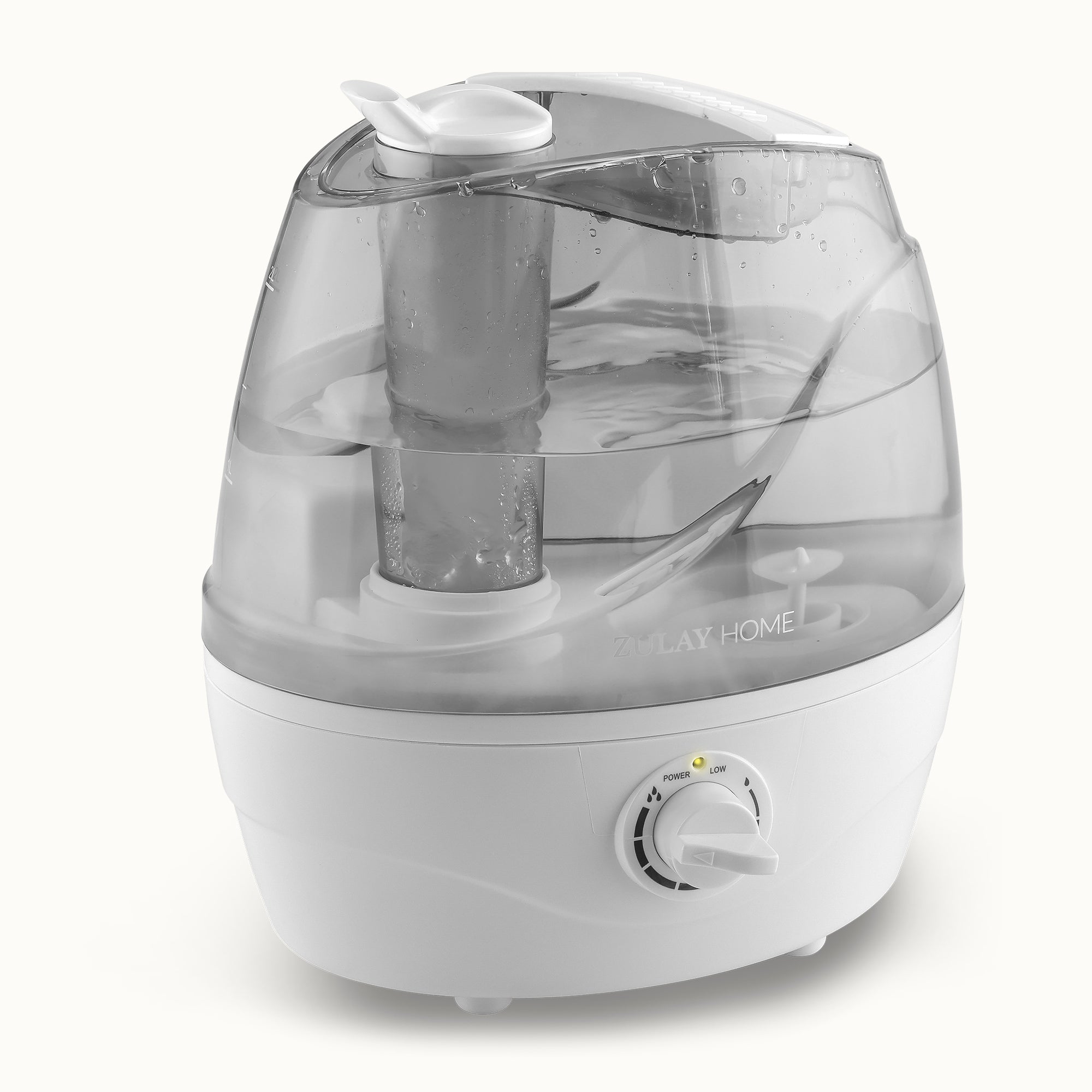 Cool Mist Humidifiers with 2.2L Water Tank & Adjustable Nozzle- Gray cmh by Zulay Kitchen