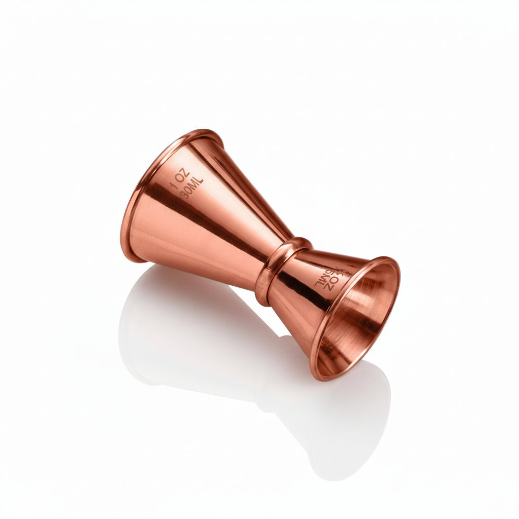 Copper Jigger Mixology Bartender Kit - 10-Piece Set