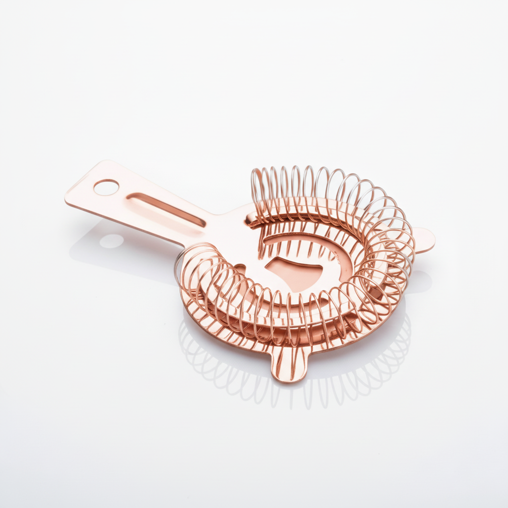 Copper Strainer Mixology Bartender Kit - 10-Piece Set