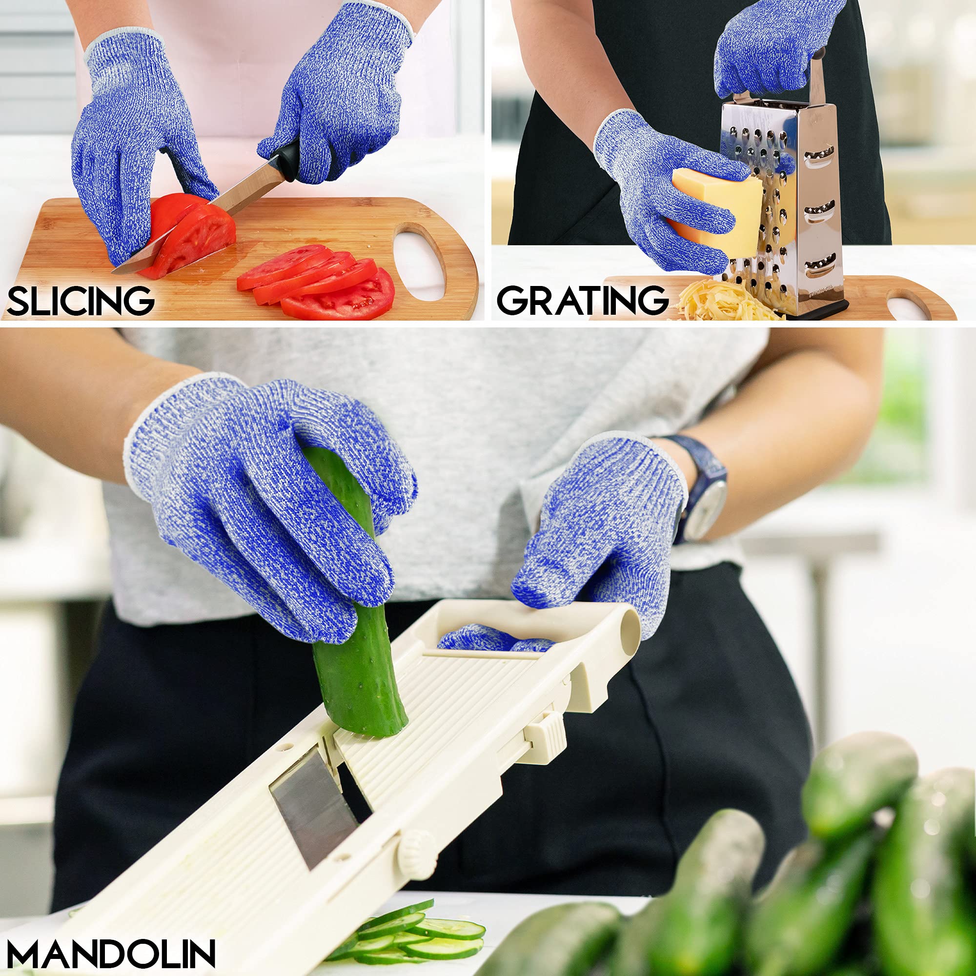 Multipurpose Cut Resistant Gloves by Zulay Kitchen