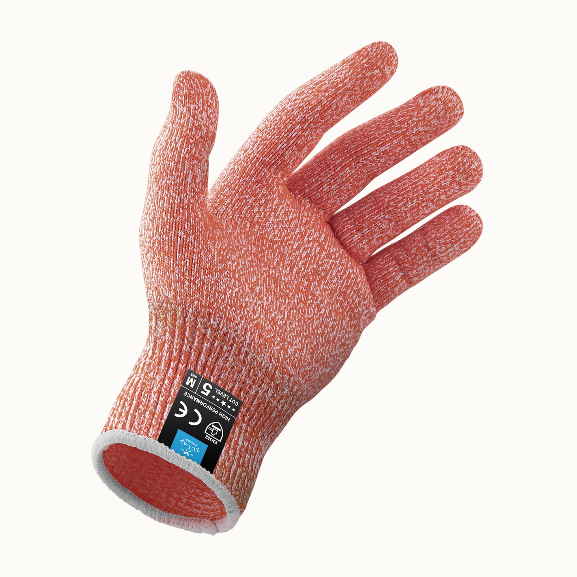 Cut Resistant Gloves- Red by Zulay Kitchen