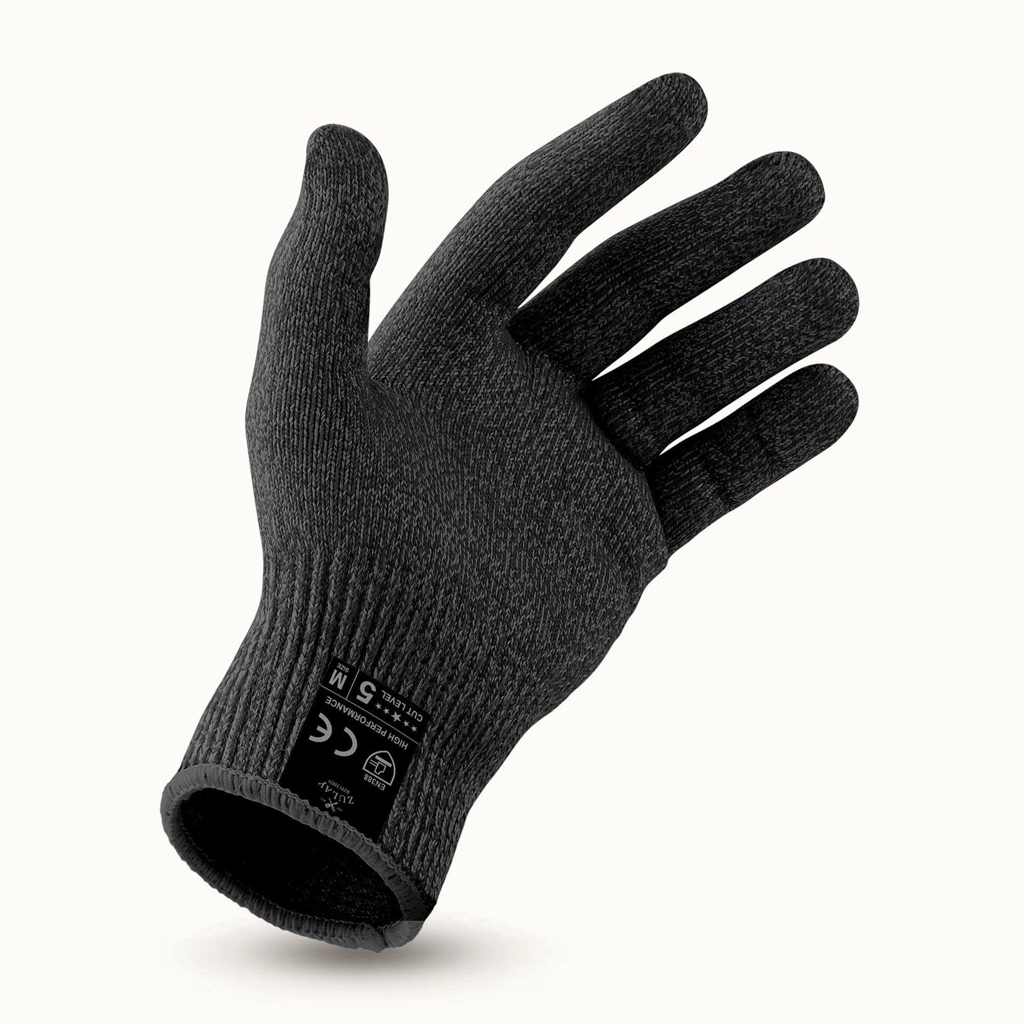Cut Resistant Gloves-Black by Zulay Kitchen by Zulay Kitchen