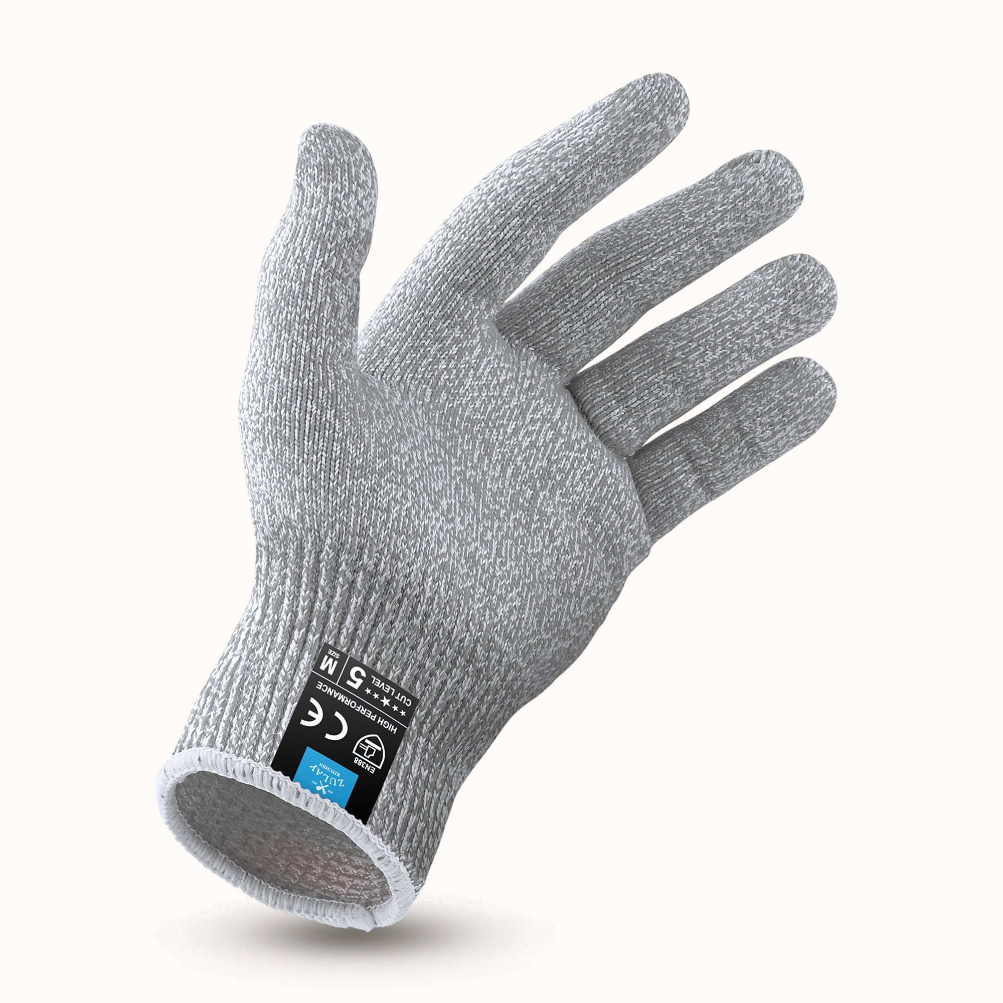 Cut Resistant Gloves-Gray by Zulay Kitchen