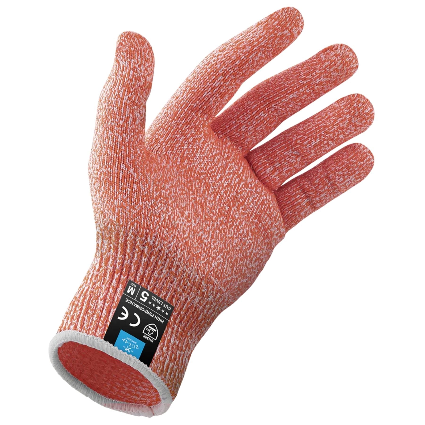 Cut Resistant Gloves-Red by Zulay Kitchen