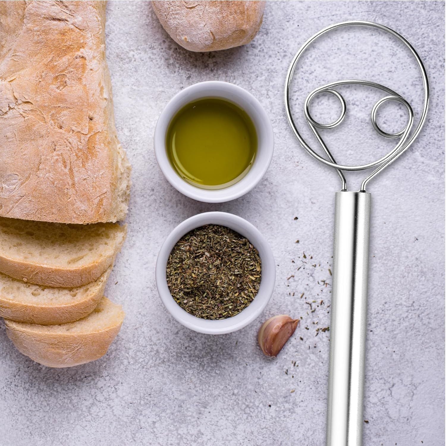 High Quality Danish Dough Whisk Stainless Steel by Zulay Kitchen