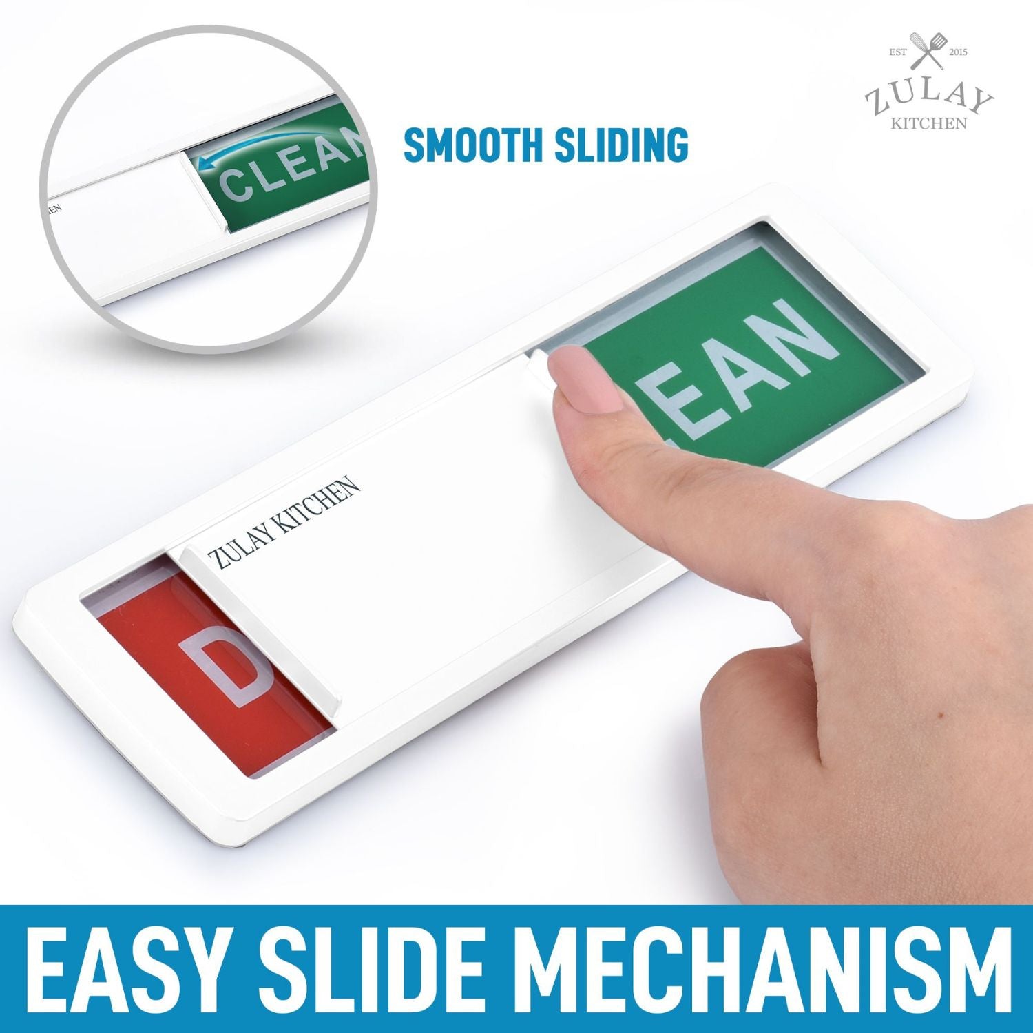 Easy Slide Mechanism Magnet Sign by Zulay Kitchen
