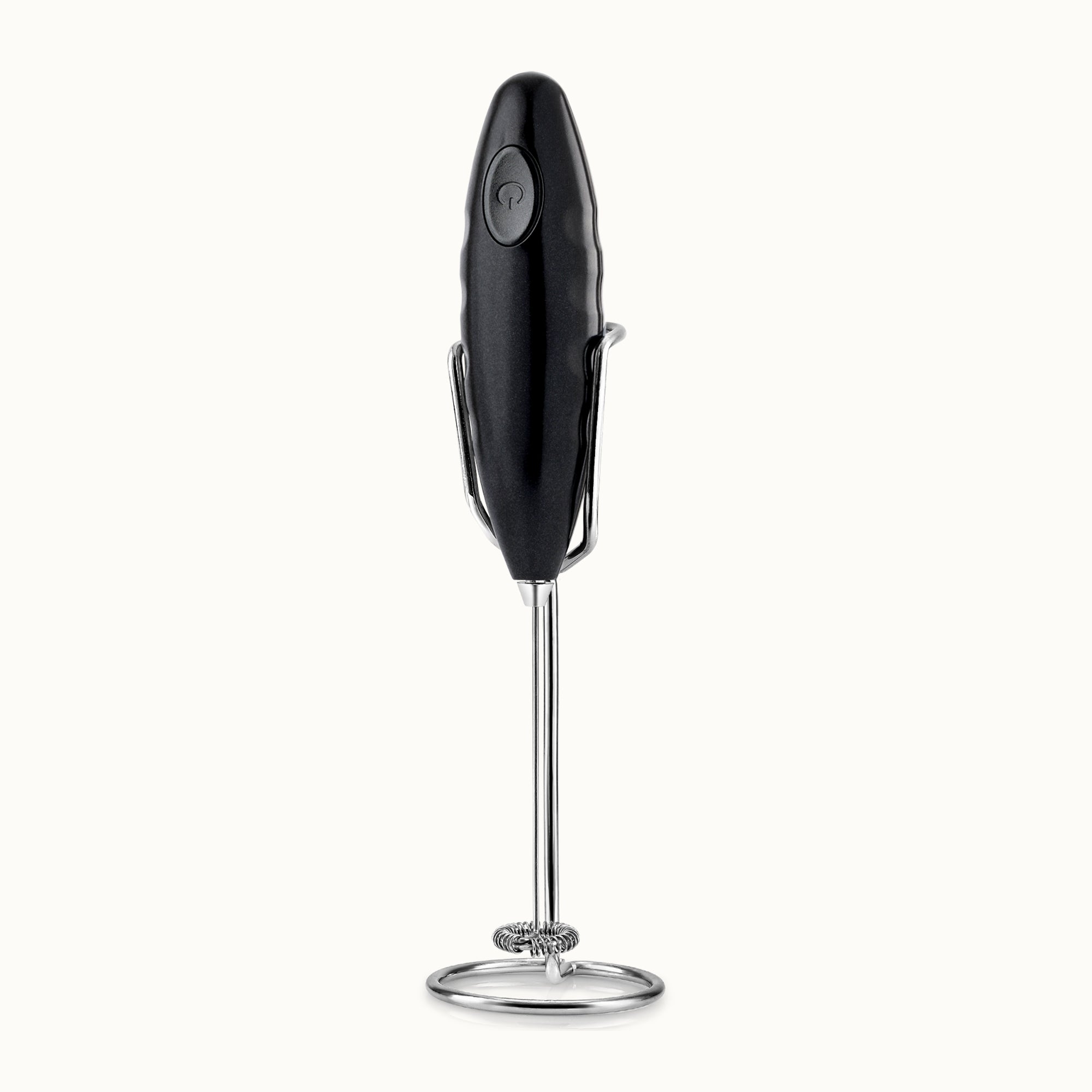 Double Grip Handheld Milk Frother - Metallic Black by Zulay Kitchen