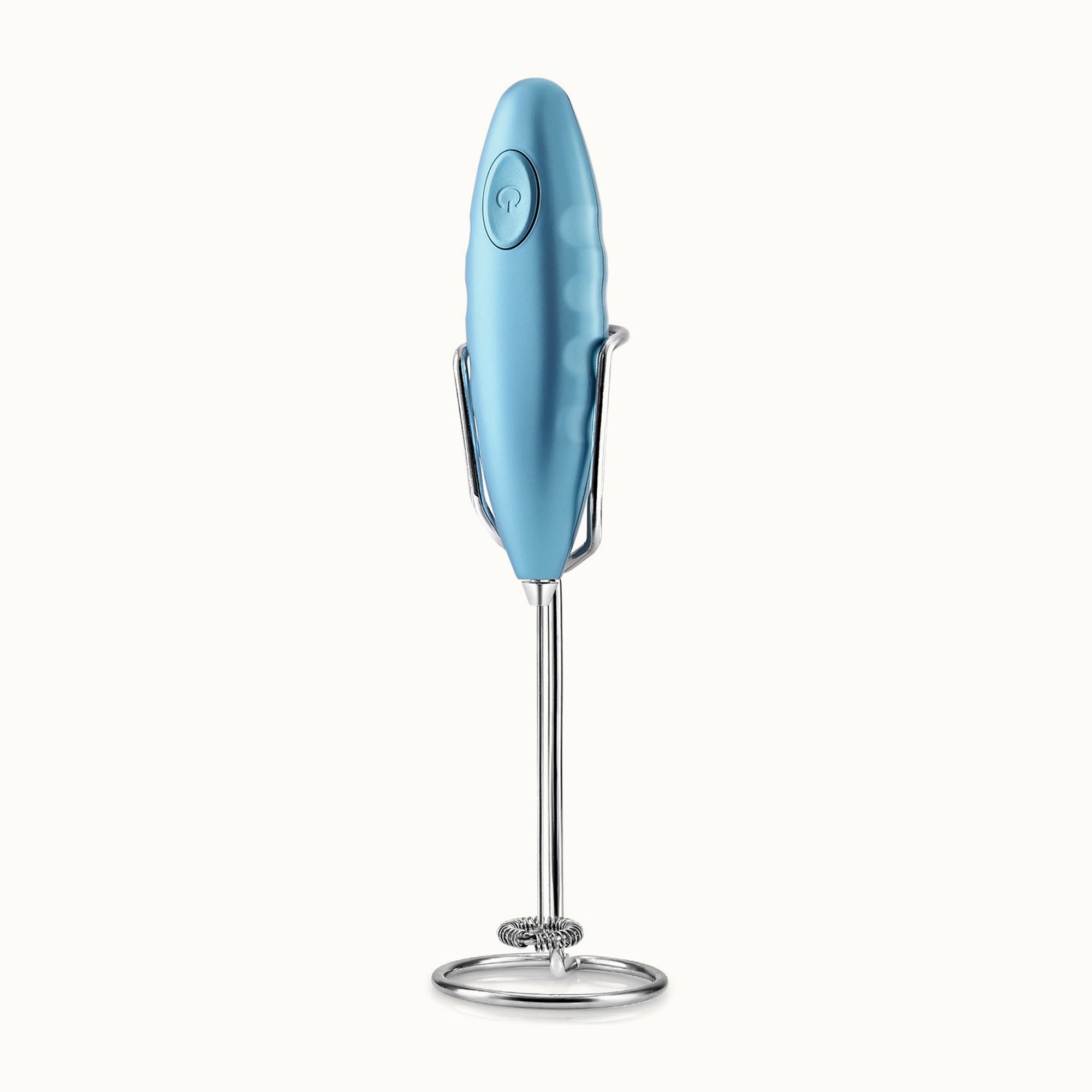 Double Grip Handheld Milk Frother - Metallic Ice Blue by Zulay Kitchen