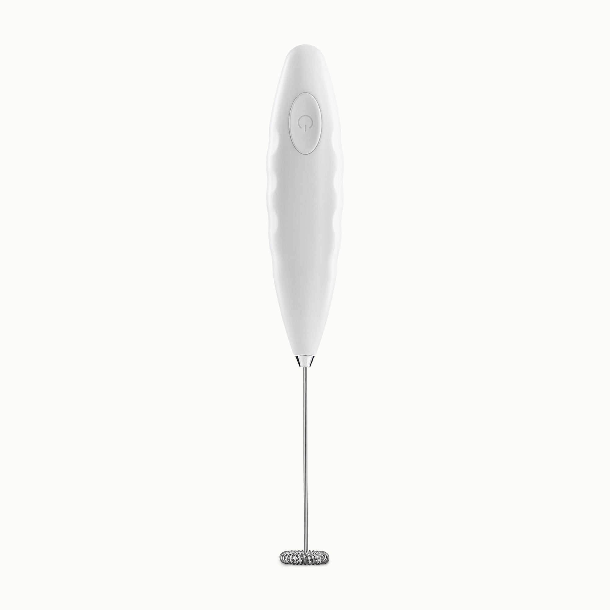 Double Grip Handheld Milk Frother - Frosted White by Zulay Kitchen