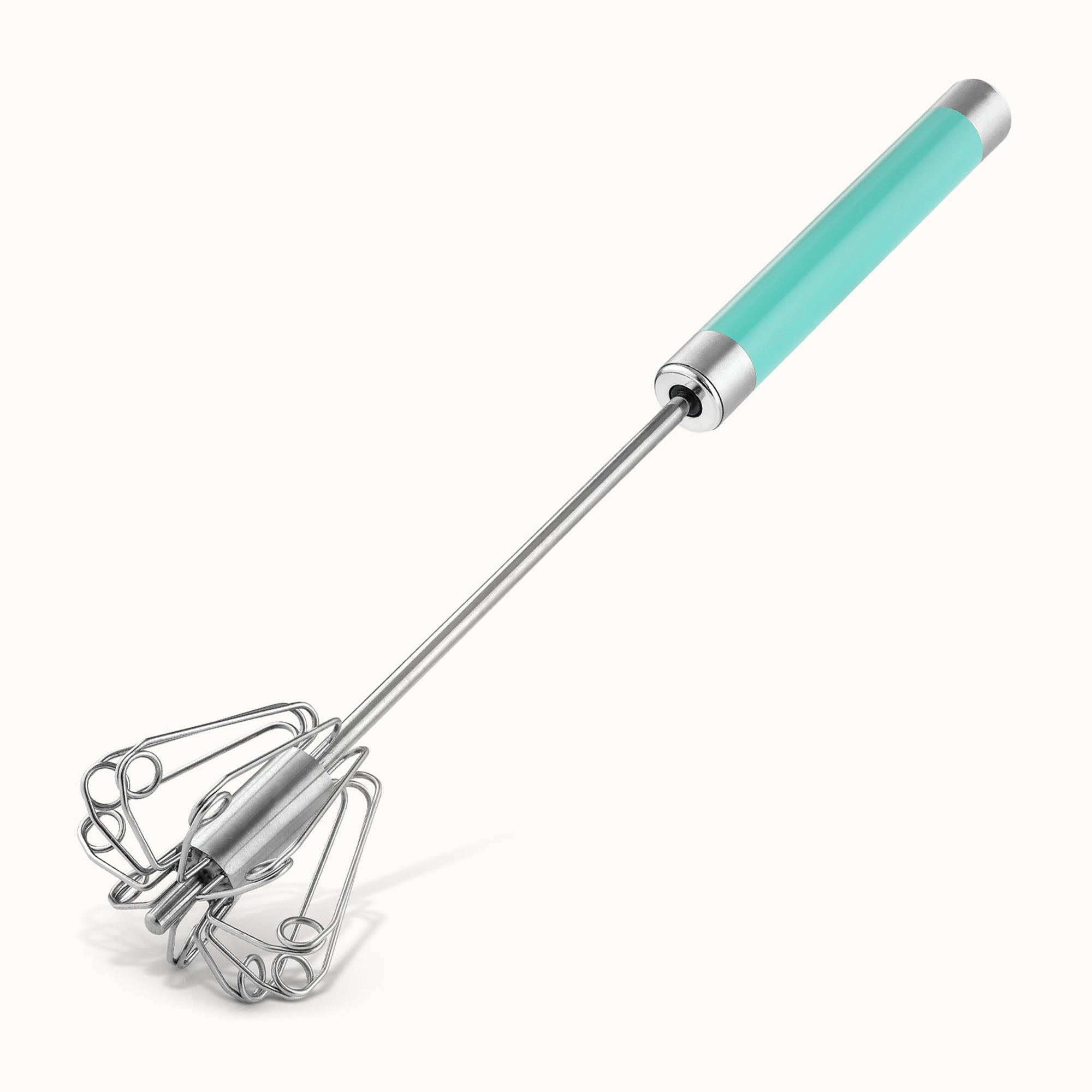 Egg Beater Push Whisk - Aqua Sky by Zulay Kitchen