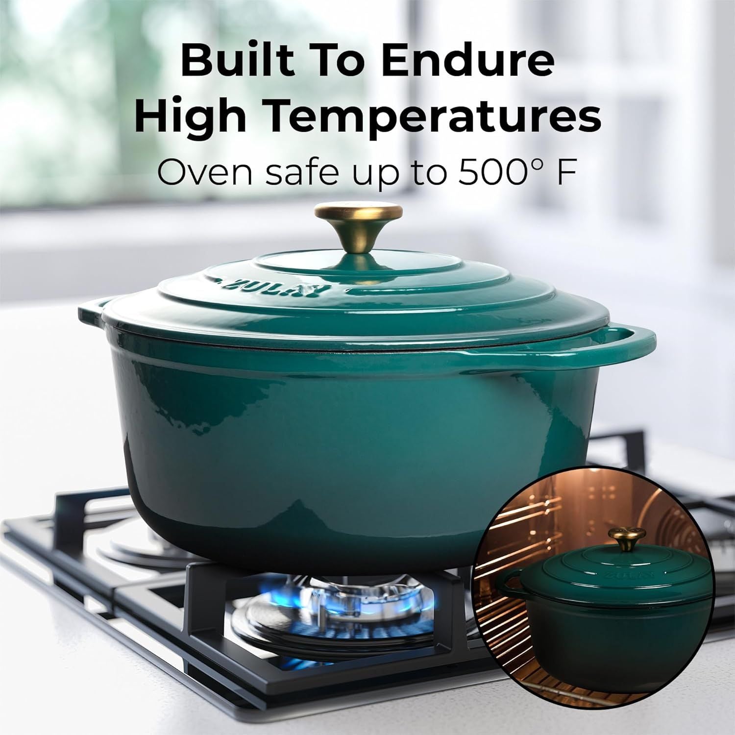 Premium Durability & Oven Safe up to 500°F by Zulay Kitchen