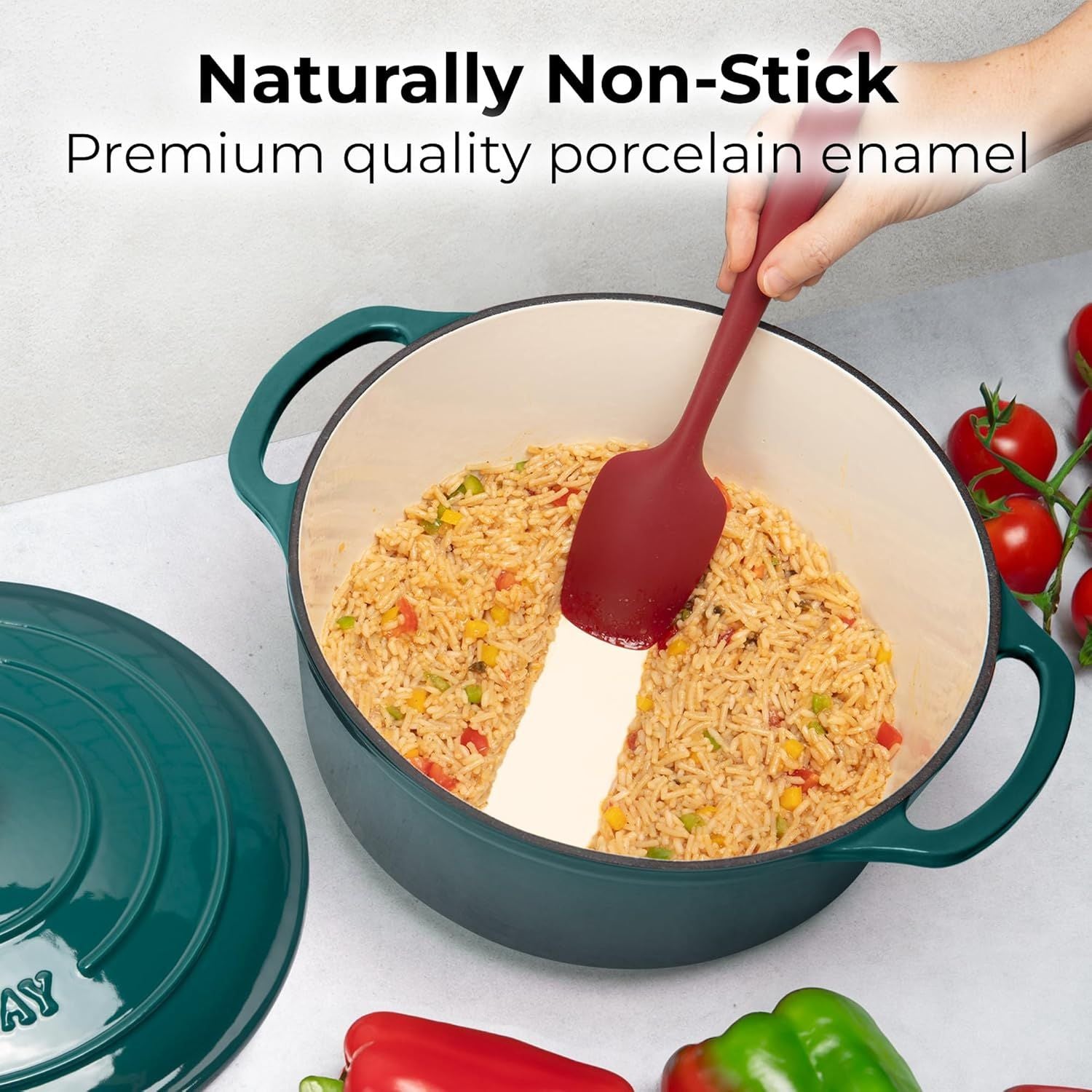 Premium Quality Non Stick Dutch Oven by Zulay Kitchen