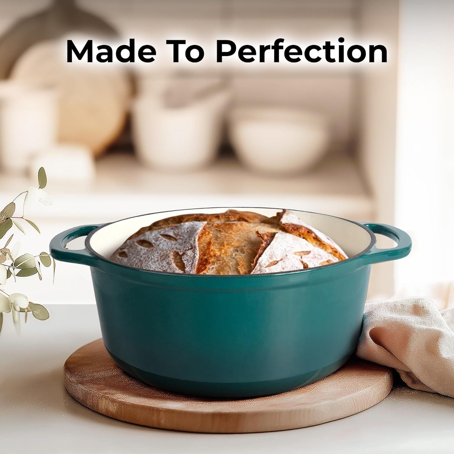 Durable & Stylish Design Dutch Oven by Zulay Kitchen
