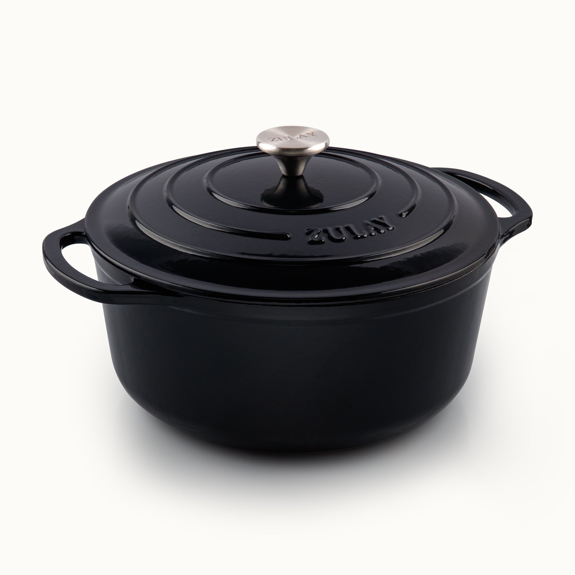 5, 6.4, 7.7 Quart Cast Iron Dutch Oven - Black by Zulay Kitchen
