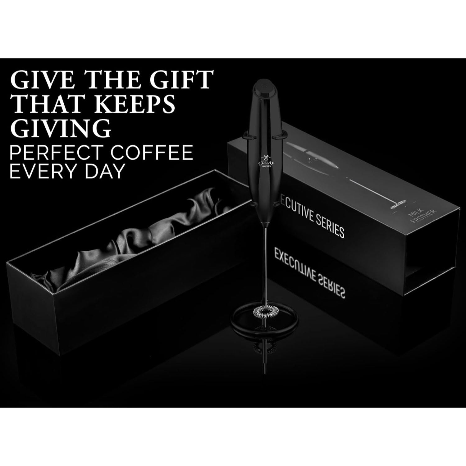 Perfect Gift Executive Series Premium Milk Frother by Zulay Kitchen