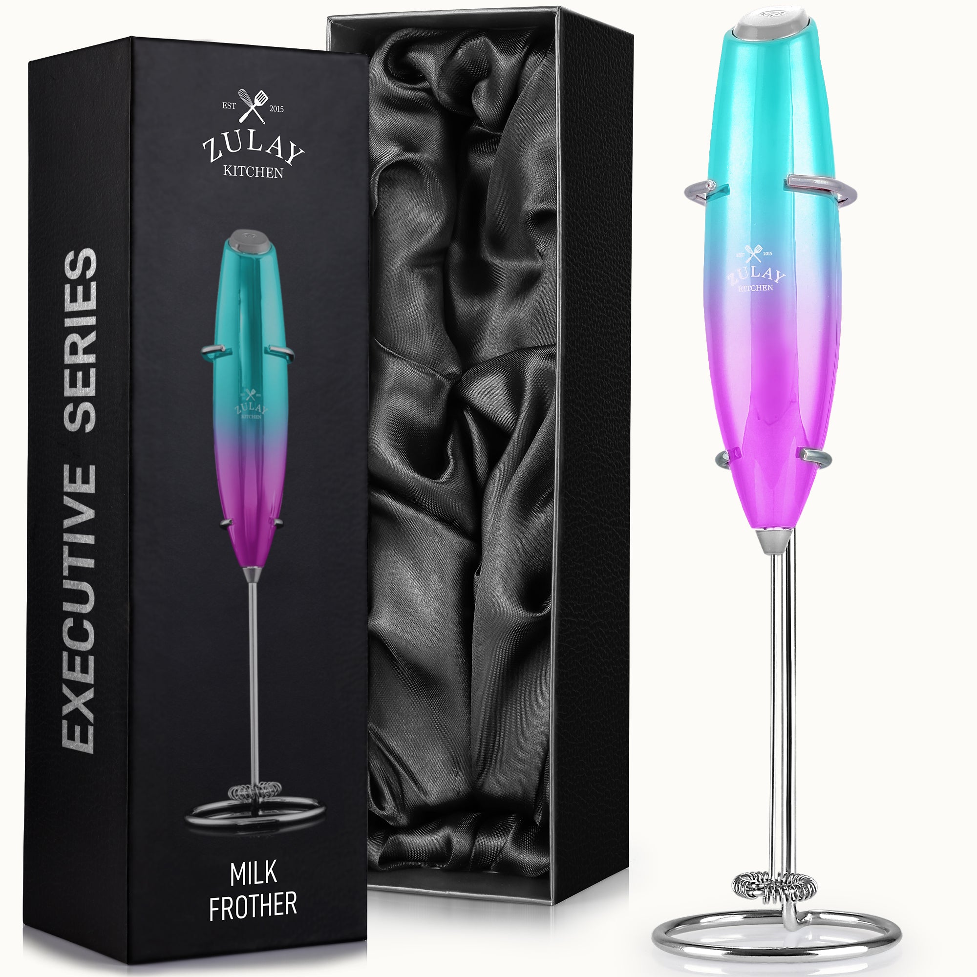 Executive Series Premium Milk Frother - EX by Zulay Kitchen Bubblegum