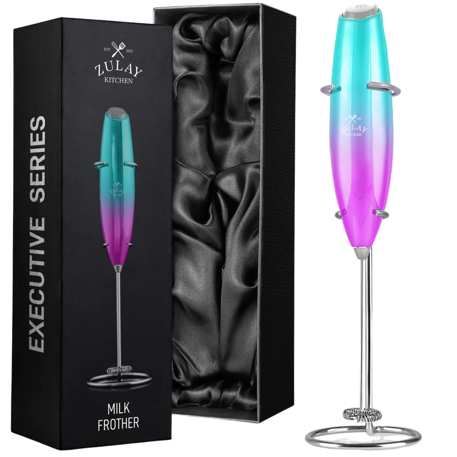 Executive Series Premium Milk Frother - EX by Zulay Kitchen Bubblegum