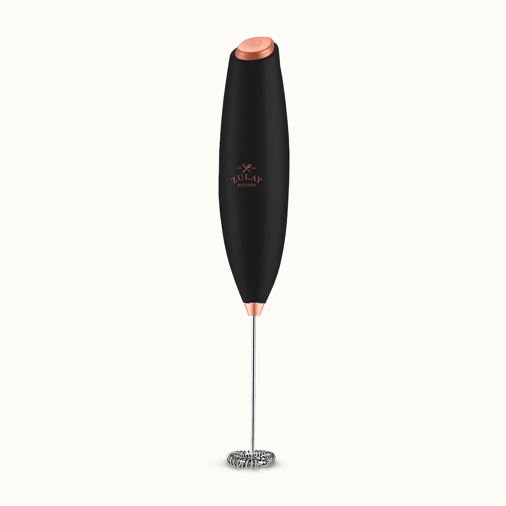 Executive Series Premium Milk Frother- Black Copper by Zulay Kitchen