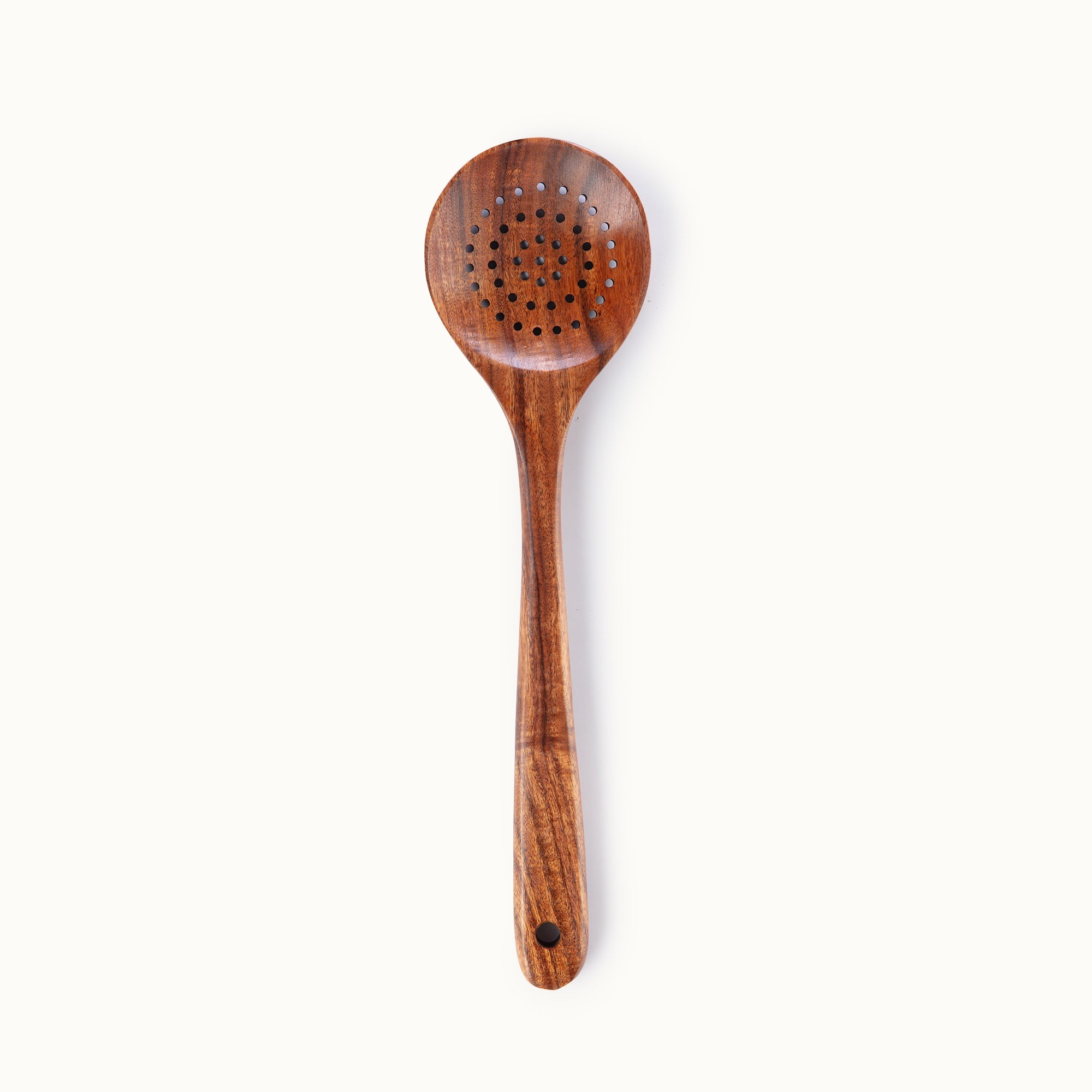 Teak Wood Utensil Large Skimmer Replacement Part