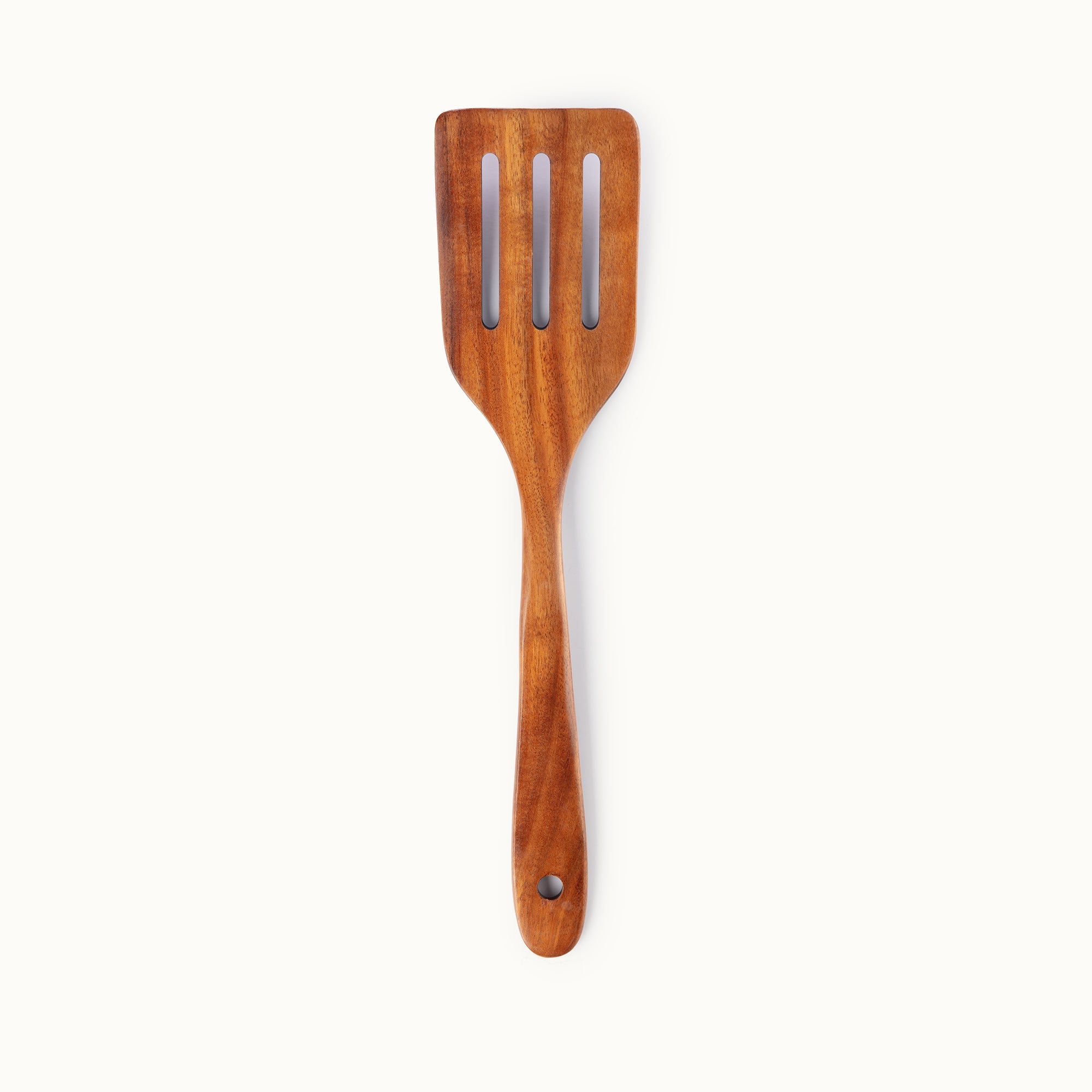 Teak Wood Utensil Large Slotted Turner Replacement Part