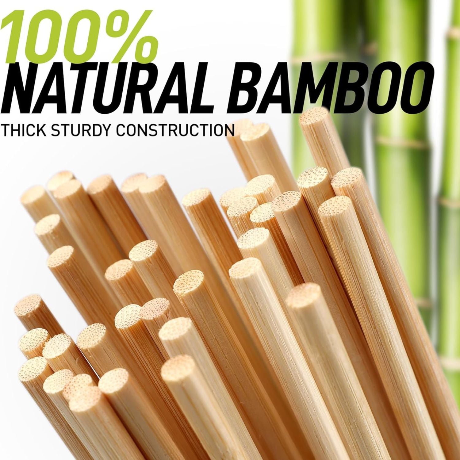 Natural Bamboo Roasting Sticks by Zulay Kitchen