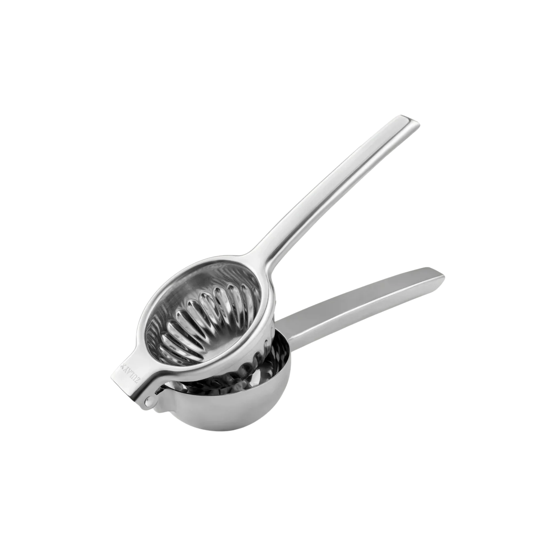 Premium Lemon Squeezer -Single Bowl Manual Press - Silver by Zulay Kitchen