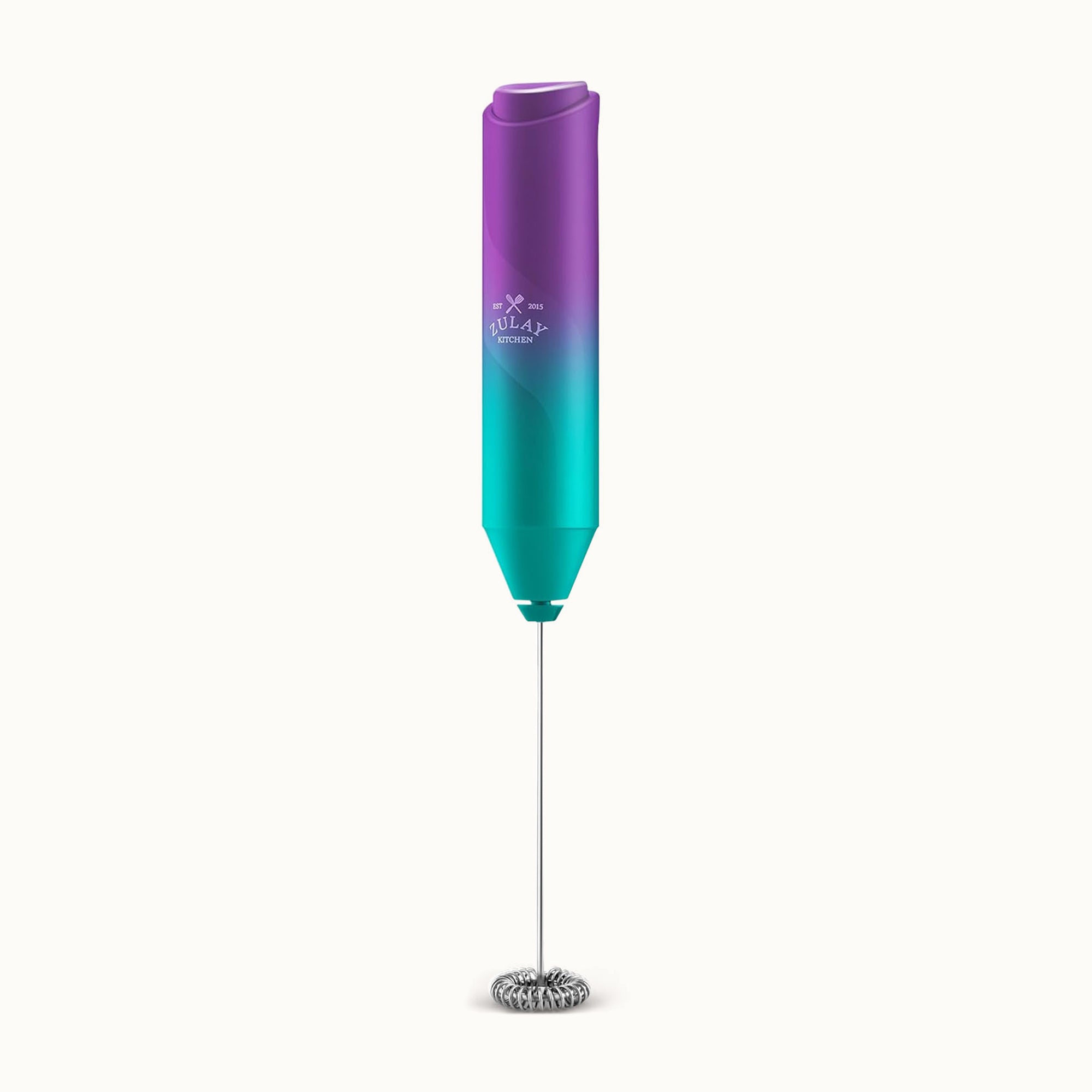 FrothMate Milk Frother Without Stand-Purple Teal Fade by Zulay Kitchen
