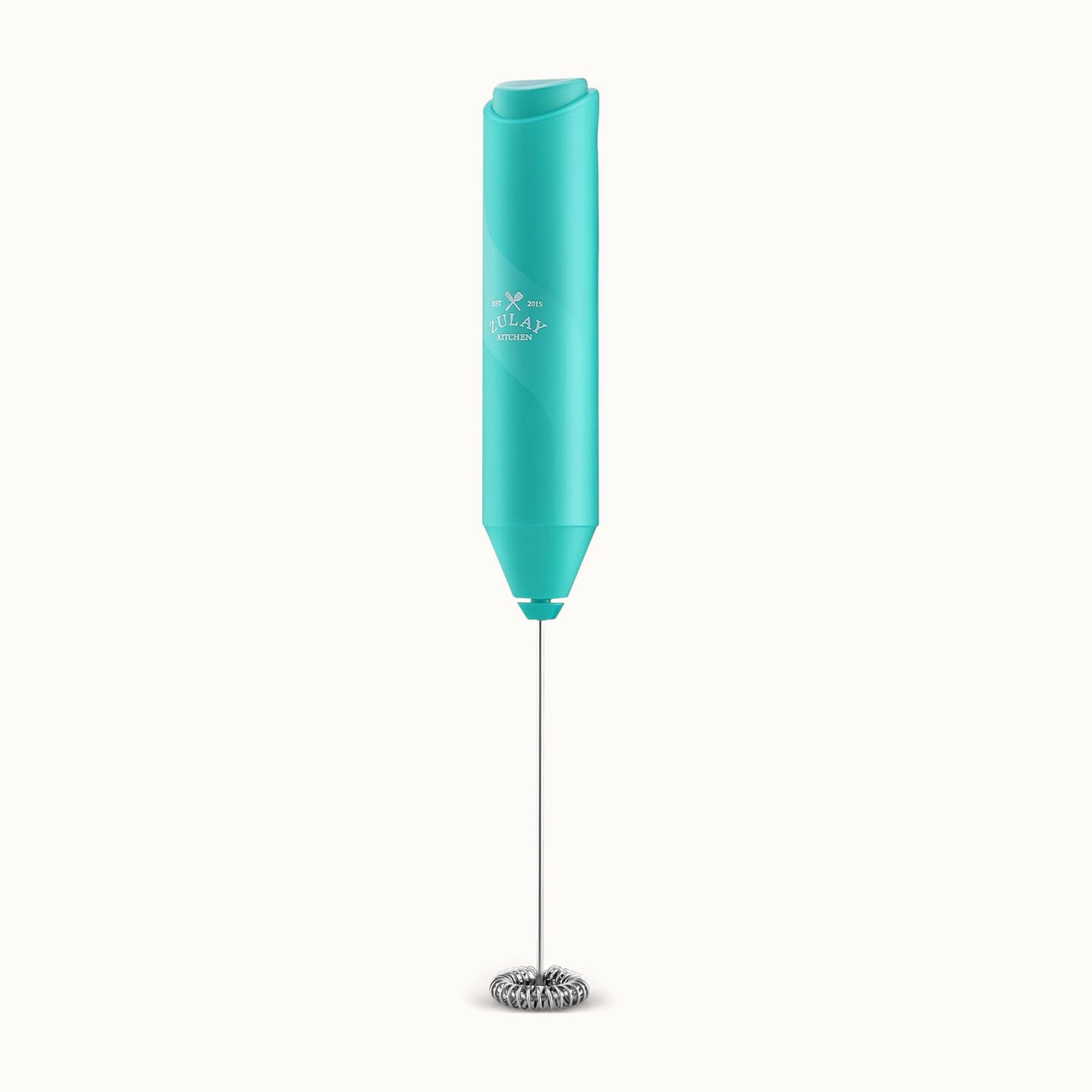 FrothMate Milk Frother Without Stand-Teal by Zulay Kitchen