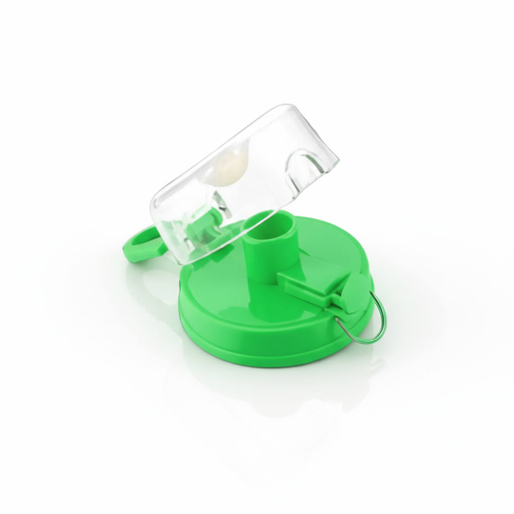 Fruit Infuser Water Bottle - Lid (Energy Green) - Replacement Part - Zulay Kitchen