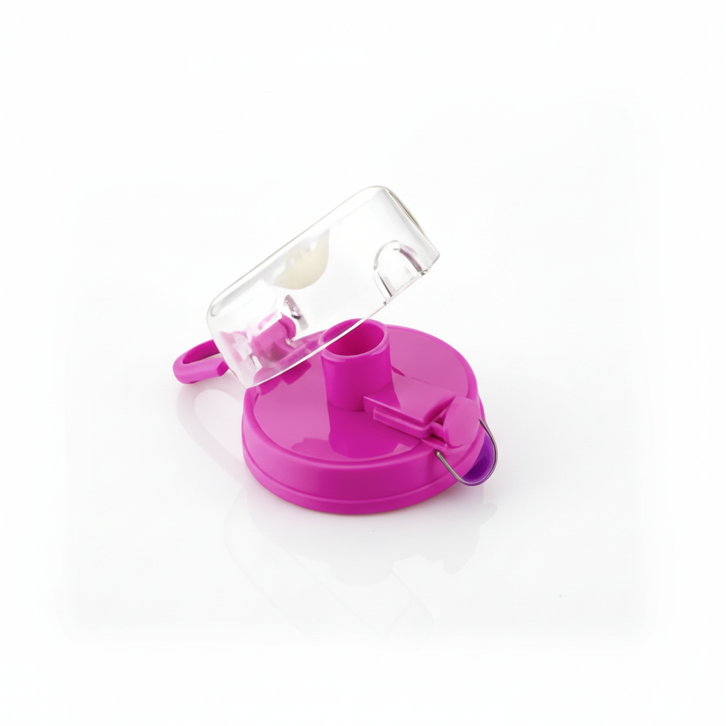 Fruit Infuser Water Bottle - Lid (Flamingo Pink) - Replacement Part - Zulay Kitchen