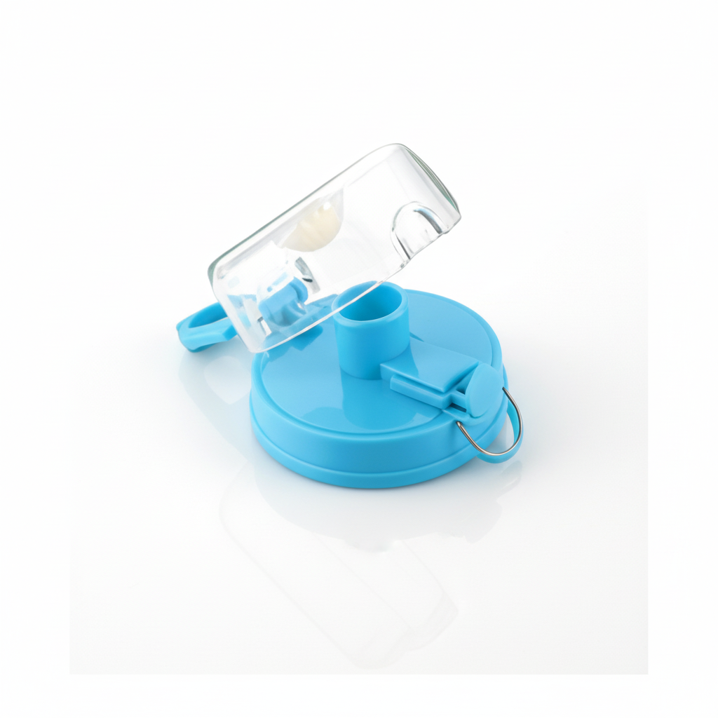 Fruit Infuser Water Bottle - Lid (Sky Blue) - Replacement Part - Zulay Kitchen