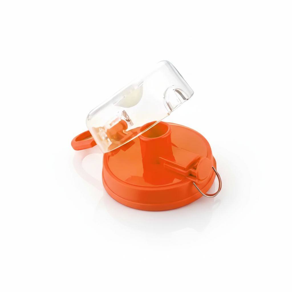 Fruit Infuser Water Bottle - Lid (Sunrise Orange) - Replacement Part - Zulay Kitchen